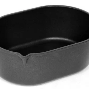 AMT Gastroguss AMT Bräter 32 X 22 Cm Aus Aluguss Für Induktion Bräterunterbau Mit Bräterdeckel 9