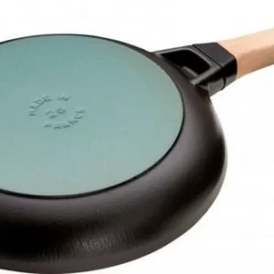 Staub Bratpfanne Aus Gusseisen Mit Holzgriff 19,4 Cm / 26 Cm 10