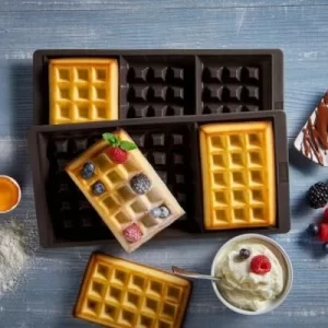 Lurch Flexiform Waffel Aus Silikon, 2er Set 9