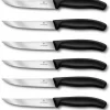 Victorinox SwissClassic Steakmesser-Set, 11 Cm, Schwarz, 6-teilig 11