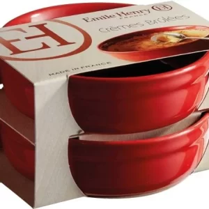 Emile Henry Creme Brulée-Schale In Granatapfel, 2er Set 7