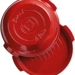 Emile Henry Brotbackform Rund In Granatapfel 11