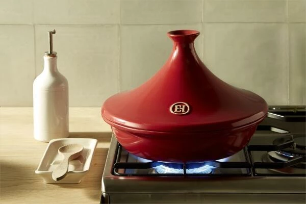 Emile Henry Tajine In Granatapfel 27 Cm/ 2 Liter/ 20 Cm / 17 Cm 5