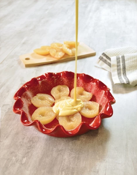 Emile Henry Pie Dish Mit Wellenrand In Granatapfel 4