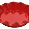 Emile Henry Pie Dish Mit Wellenrand In Granatapfel 13