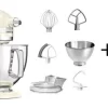 KitchenAid Küchenmaschine ARTISAN 175PS Creme Kochprofi-Set 26