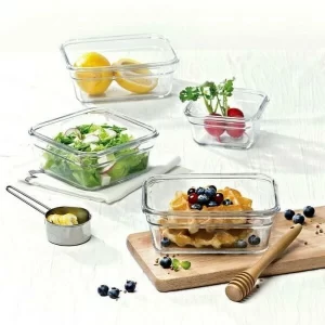 Glasslock Frischhaltebehälter Ofengeeignet Rechteckig 970 Ml / 18 Cm / 13 Cm / 7,5 Cm 13