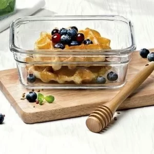 Glasslock Frischhaltebehälter Ofengeeignet Rechteckig 970 Ml / 18 Cm / 13 Cm / 7,5 Cm 15